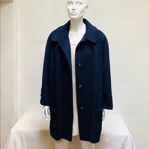 1960’s  FORTMANN  WOOL SILK LINED COAT JACKET EXCELLENT VINTAGE CONDITION